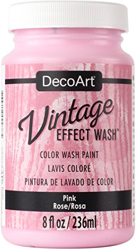 DecoArt Vintage Effect Wash 8oz, Pink