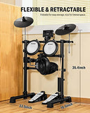 Donner Electric Drum Set, Electronic Drum Kit for Beginner with 272 Sounds, Quiet Mesh Drum Set with Heavy Duty Pedals and Drum Sticks, Light & Portable(DED-90,Kids Christmas Birthday Gift )