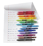 Paper Mate Inkjoy Gel Retractable Gel Ink Pens, Pack of 10 (Purple, Medium Point)