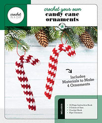 Crochet Your Own Candy Cane Ornaments (Crochet in a Day)