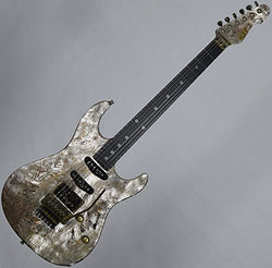 ESP Exhibition Limited Snapper-CTM FR Sand-Blast Maziora Gold Leaf Electric Guitar
