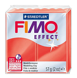 Staedtler : Fimo Effect : 57g Translucent Red