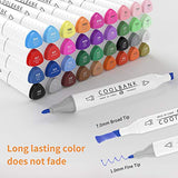 96 Dual Tips Art Markers, 60 Water Based Brush Fine Liner & 36 Alcohol Based Permanent Marker Pens for Calligraphy Drawing Sketching Coloring Book Bullet Journal Art Projects, Back to School Supplies