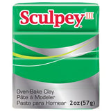 Sculpey III Polymer Clay 2 Ounces-Emerald