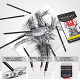 MARKART Professional Drawing Sketching Pencil Set - 14 Pieces Art Drawing Graphite Pencils(12B - 4H), Ideal for Drawing Art, Sketching, Shading, Artist Pencils for Beginners & Pro Artists