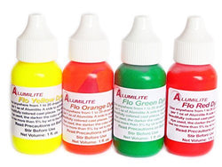Alumilite resin liquid fluorescent dye set of 4 colors