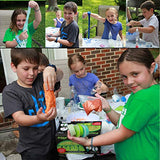 Slime Kit for Girls and Boys - Ultimate Slime Supplies DIY Slime Kits - Slime Making Kit Cloud Slime - [72 Pieces] DIY Slime Kit with Activator, Clear Glue, Foam Balls, Slime Glue, Glow In The Dark