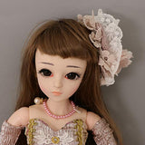 Fityle 18 Joints 60cm BJD Princess Doll Doris Katie Facelift Doll DIY Custom Toy Xmas New Year Gift Home Ornaments