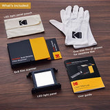 KODAK 6x6 Mobile Film Scanner, Convert and Save 6x6 Slides & Negatives [120 & 220 Film Formats] to Your Smartphone | Eco-Friendly Cardboard Scanner Box, LED Light Panel & Gloves