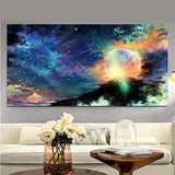 5D Diamond Painting Kits for Adults/Kid,Colorful Starry Sky Round Full Drill Diamond dots Rhinestone Embroidery Picture,DIY Large Cross Stitch Art Craft Perfect for Home Wall Decor(60x120cm/24x48inch)