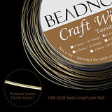 Beadnova Beading Wire for Jewelry Making Supply for Jewelry Making (5pcs,26 Gauge)
