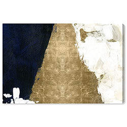 The Oliver Gal Artist Co. Abstract Wall Art Canvas Prints 'Night and Day' Home Décor, 15" x 10", Black, Gold