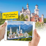 CubicFun 3D Puzzle for Adults Kids Bavaria Cityline Building Model Kits Collection Toys Gift for Men and Women, Neuschwanstein Castle, New Town Hall, and Linderhof Palace 178 Pieces