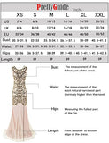 PrettyGuide Women 's 1920s Sequin Gatsby Flapper Formal Evening Prom Dress S Champagne