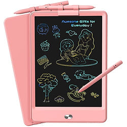 LCD Writing Board Drawing Tablet, 2021 New Upgraded Reusable Drawing Board, Educational and Learning Toys for 3 4 5 6+ Year Old Boys & Girls, Erasable Electronic LCD Writing Tablet (8.5 Inch Pink)