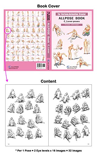 Shop [Allpose Book] C_Lover poses (for comic, at Artsy Sister.