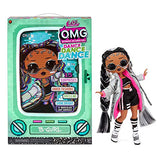 LOL Surprise OMG Dance Dance Dance B-Gurl Fashion Doll with 15 Surprises Including Magic Black Light, Shoes, Hair Brush, Doll Stand and TV Package - Great Gift for Girls Age 4+