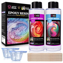LET'S RESIN & Daniel Cooper Epoxy Resin Kit, 23oz Bubble Free Epoxy Resin, Crystal Clear Epoxy Resin for Jewelry,Art Resin,Tumblers,Casting