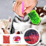 DIY 5D Diamond Painting Kits for Adults Full Drill Embroidery Paintings Rhinestone Pasted DIY Painting Cross Stitch Arts Crafts for Home Wall Decor 30x40cm/11.8×15.7Inches（Lovely Huskies,Dogs)