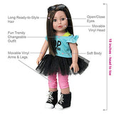 Adora Amazing Girls 18 Inch Doll, "Emma" (Amazon Exclusive) Compatible With Most 18 Inch Doll Accessories And Clothing