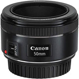 Canon Portrait and Travel Two Lens Kit with 50mm f/1.8 and 10-18mm Lenses (Renewed)