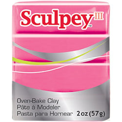 Sculpey Iii Polymer Clay 2oz-Candy Pink