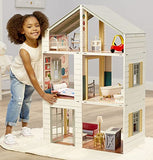 Little Tikes® Real Wood Stack ‘n Style™ Dollhouse with 14 Accessories and Many Combinations to Customize, Personalize, Dream, Design and Build and Play with Any 12-Inch Dolls