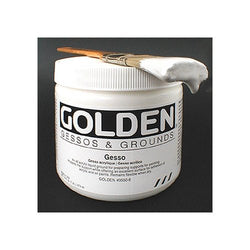 Golden Acrylic Gesso 16oz Jar