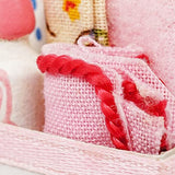 Odoria 1:12 Miniature Baby Basket Dollhouse Nursey Accessories