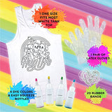 Fashion Angels Care Bears Tie Dye Kit- DIY Tank Top Set, Includes Non-Toxic Dyes, Tank Top, Gloves, Elastic Bands, Just Add Water, Recommended for Ages 6 and Up, Multi (42204)