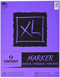 Canson XL Series Marker Paper Pad, Semi Translucent for Pen, Pencil or Marker, Fold Over, 18 Pound,