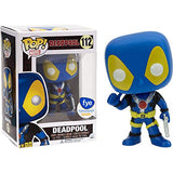 Funko Deadpool [Blue Suit] (f.y.e. Exclusive) POP! Marvel Vinyl Figure & 1 POP! Compatible PET Plastic Graphical Protector Bundle [#112 / 07488 - B]