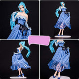 DYHOZZ One Piece Toy Statue Nefeltari Vivi Collection Statue Model Toy Best Gift PVC Exquisite Anime Decoration - Color: Blue-22CM Toy Statue