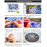 WHATWEARS 5D DIY Diamond Painting Kit Full Drill Crystal Embroidery Painting Pictures Cross Stitch Arts Crafts for Home Wall Decor, 11.8 x 15.7 Inch (I Love You to The Moon and Back)