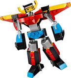 LEGO Creator 3in1 Super Robot 31124 Building Kit Featuring a Robot Toy, a Jet Airplane and a Dragon Model; Creative Gifts for Passionate Fans Aged 7+ (159 Pieces)