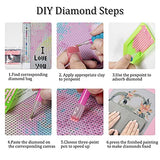 5D Diamond Painting Kits for Adults - eniref Paint with Diamonds Full Round Drill 5D Diamond Dots Craft Diamond Art Kits - for Home Wall Decor and Adults Kids DIY Gift(Waterfall Mountain12 X 16 inch)