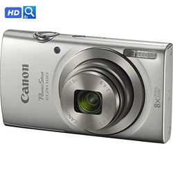 Canon PowerShot ELPH 180 20MP 8x Optical Zoom HD Video Digital Camera (1093C001B) - (Certified