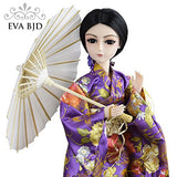 Japanese Girl Ms Cherry Sakura 1/3 BJD SD Doll 60cm 24 inch Kimono Jointed Dolls + Full Accessory