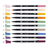 Tombow Pen Cottage Dual Brush Markers, 10-Pack, 10 Piece