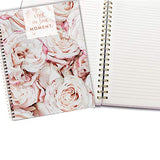 Studio Oh! Extra Large Hardcover Spiral Notebook Available in 6 Designs, A Closer Look Live in the Moment