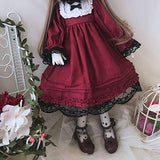 XSHION BJD Clothes, Handmade Palace Vintage Dress for 1/6 BJD Dolls 12 Inch Ball Jointed Doll Clothes Dress Up Accessories