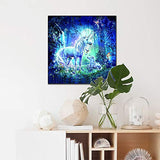 ONEST 3 Pack DIY 5D Diamond Painting Kits Round Full Drill Acrylic Embroidery Cross Stitch for Home Wall Decor, Unicorn Diamond Painting Style(12x12inches)