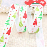 RayLineDo Christmas Style 35 x 1 Meter Mixed Color/Size Grosgrain Ribbon Printed Ribbon Ideal for