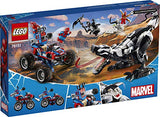 LEGO Marvel Spider-Man Venomosaurus Ambush 76151 Building Toy with Superhero Minifigures; Popular Holiday and Birthday Present for Kids who Love Spider-Man Construction Toys (640 Pieces)