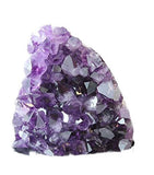 JIC Gem Natural Class 1 Polished Deep Purple Uruguay Amethyst Crystal Cluster Home Decor: 1-2 Lb