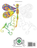 Dragonfly Coloring Book: Adult Coloring Book with 33 Unique Pages to Color Dragonflies for Stress Relief and Relaxation