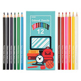 Cezan Colored Pencils Bulk, 12 Assorted Colors (Pack of 30), Pre-sharpened, 360 Colored Pencils for Kids
