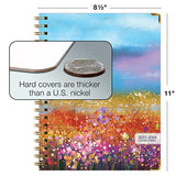 HARDCOVER Academic Year 2023-2024 Planner: (June 2023 Through July 2024) 8.5"x11" Daily Weekly Monthly Planner Yearly Agenda. Bookmark, Pocket Folder and Sticky Note Set (Field of Dreams)