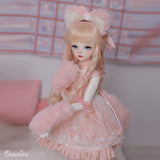 AN-LOKLIK BJD Doll 1/4 Satani LM Female Body Pink Dolls for Girl Anime Resin Toys for Kids Gift for Children