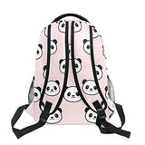 Panda Girls Backpacks for Elementary School Cute Bookbag for Kids